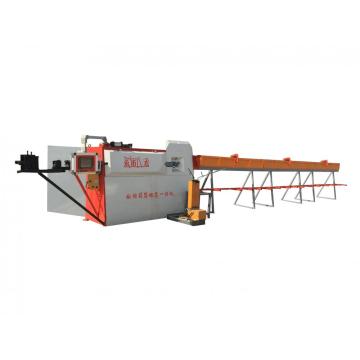 Automatic CNC hook straightening steel bar rib machine