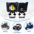 HJG : Wholesale Motorcycle LED Headlight & Laser Fog Light - 12V Waterproof Super Bright Spot Beam