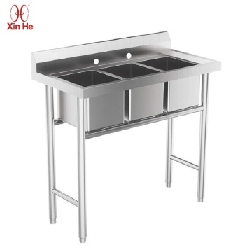 Commercial Three Compartment Utility Sink