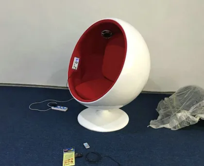 Music ball chair fiberglass ball chair