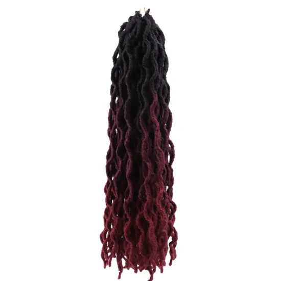 Goddess Locs Wholesales Crochet Hair 18Roots/Pcs Gypsy Faux Loc Ombre Hair Extensions