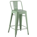 Tolix Bar Metal Frame Dining Chair With Arm