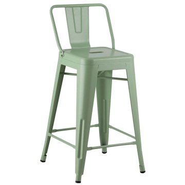 Tolix Bar Metal Frame Dining Chair With Arm