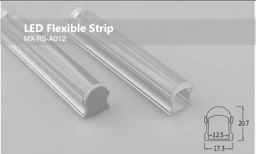 Aluminum profile with lens