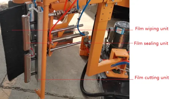 Automatic pre-stretch pallet wrapper