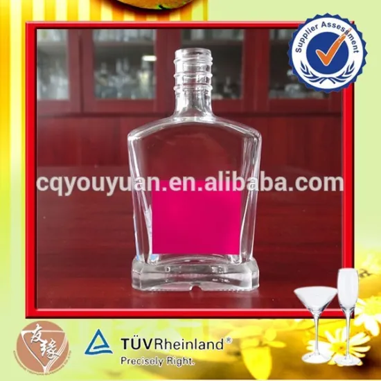 Unique shaped 50ml cheap mini tequila bottles