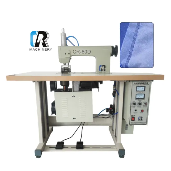 Ultrasonic Lace Sewing Machine for Roller Pattern Fabric and Ribbon Cutting