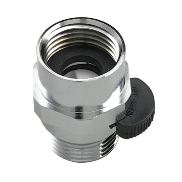Modern 1-Hole Pressure Balance Handshower Valve with Brass Shut-Off