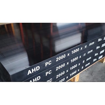 3-250mm Transparent/Black Polycarbonate UV Protection Plastic PC Sheet for Life Supplies