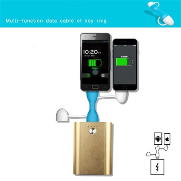 Cáp dữ liệu đa chức năng của vòng chìa khóa