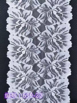 New big flower elastic border lace 22CM