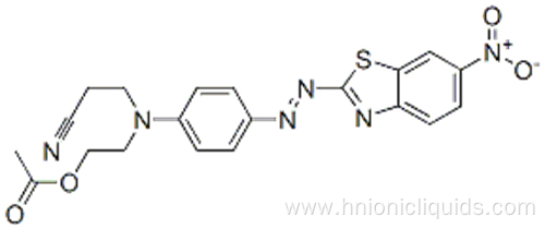 2-[(2-cyanoethyl)[4-[(6-nitrobenzothiazol-2-yl)azo]phenyl]amino]ethyl acetate CAS 68133-69-7
