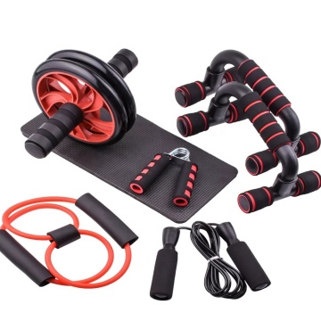 Wholesale Abdominal Fitness Combo: Multifunctional Exercise Abs Wheel Roller Set