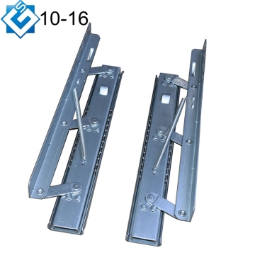 Factory Direct Sale Telescopic Dining Table with Spring Folding Slide Rail