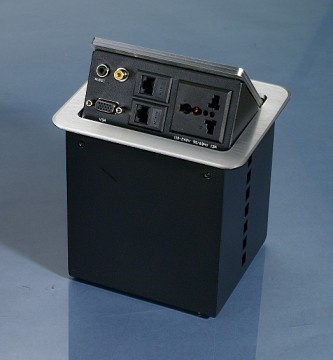 Universal electric intelligent switch socket for conference table