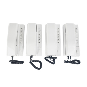 Téléphone d'interphone Jiantao White Wireless pour le bureau et la maison