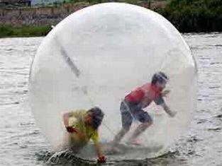 Big Transparent PVC Inflatable Walking Ball For Playing Cen