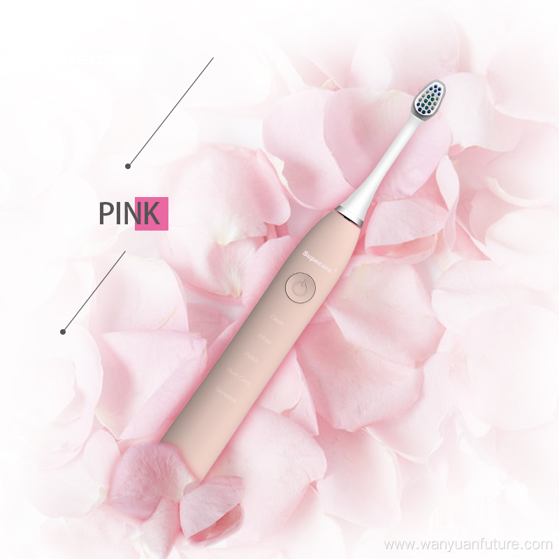 electronic toothbrush with replaceable toothbrush heads