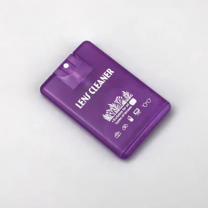 Plastic Portable 20ML Credit Card Eyewear Lens Cleaner Spray
