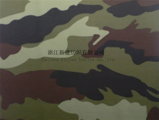 Polyester Knitting Camouflage Fabric for T-shirt