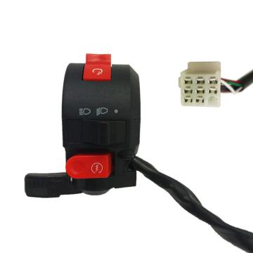 LH Handlebar 8-Wire Starter Switch with Choke Lever for 50cc-250cc Engines