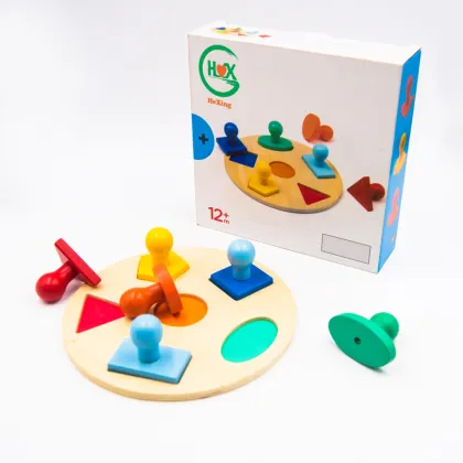 Top 2024 Geometric Score Creative Toys and Puzzle Board Puzzles for DIY Learning