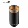 Luxury Brushed Rose Gold & Gunmetal Bathroom Vanity Sink Combo with Artisan Basin