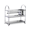 Custom Stainless Steel Metal Brushing Kitchen Storange Rack