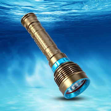 Most Powerful 26650 Li-ion Battery Underwater Marine Torch: 7 PC XM-L2 LED Dive Flashlight