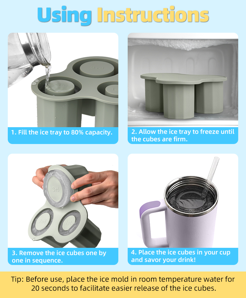 silicone ice mold MFZ-M007