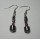 Hematite Earring with silver color finding