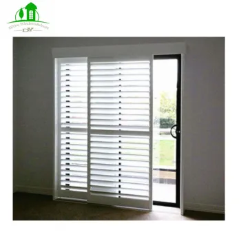 Modern Houses with Aluminium Interior Sliding Louver Doors