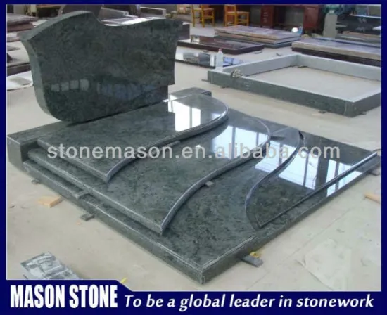 monument blue pearl double traditional engraved