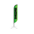 100% Polyester Swooper Custom Feather Banner Flags