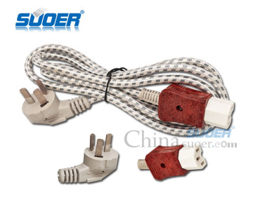 Elektrischer Reiskabel Kabel geflochten