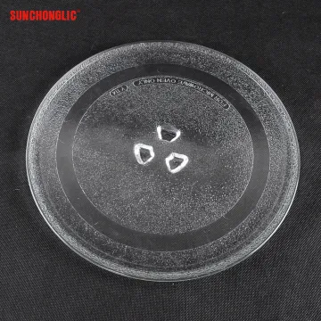 Sunchonglic 24.5cm Borosilicate Glass Plate - Microwave Safe Glass Plate Price