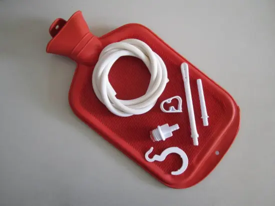 Rubber Reusable Douche Bag Heat Water Bag Rubber Enema Bag