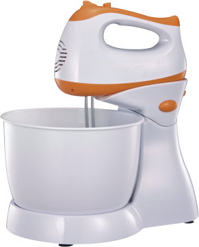 Full plastic housing and base stand mixer