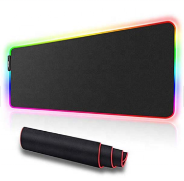 Large Gaming Mouse Pad with Backlit RGB for Gamers