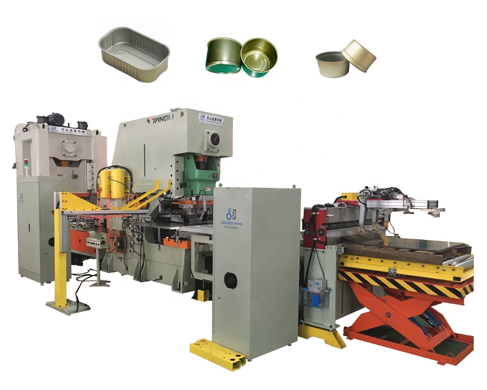 Automatic can making machine equipment for tin cans