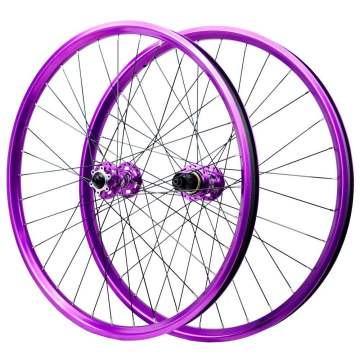 Roda Sepeda MTB 26 27.5 29 Inch Boost Thru Axle Hg XD MS Purple Wide Rim