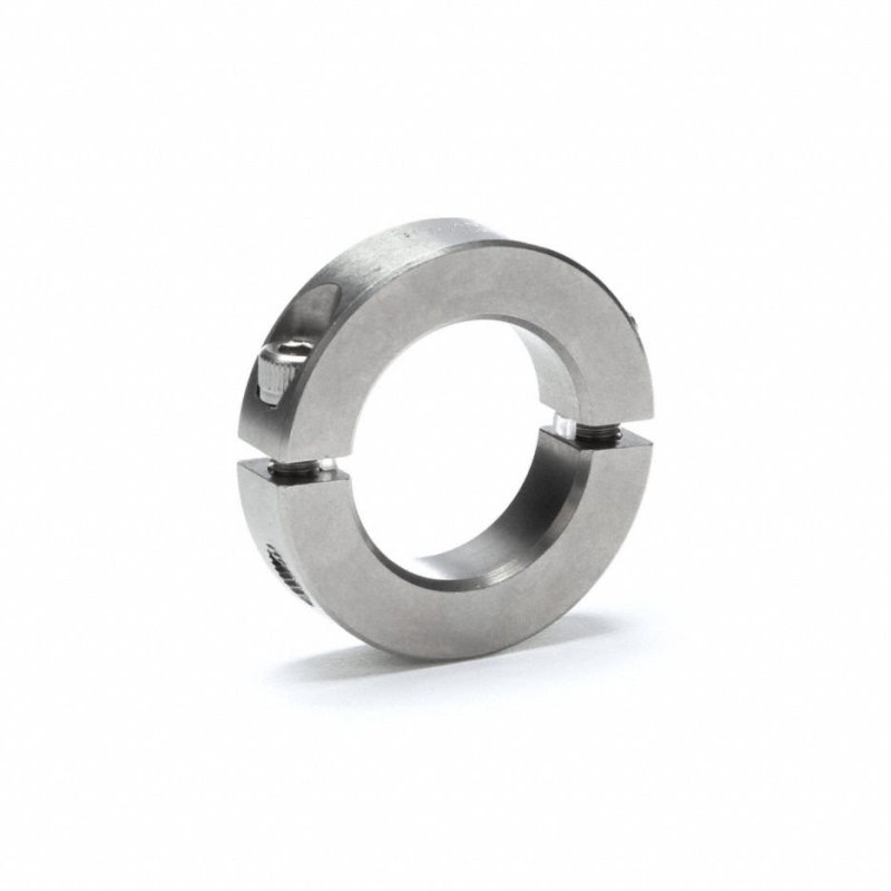 Inch Stainless Steel Double Split Shaft and Clamp Collar for Tight Shaft Applications and Shaft Locking Solutions