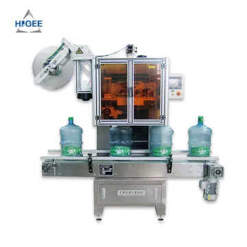 5 Gallon Capping Shrink Sleeve Labeling Machine with Heat Shrink Tunnel for Bucket Bottle Neck