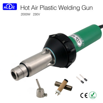 HLTE 2000W Hot Air Plastic Welder Gun Welding Machine Heat Gun Plastic Welder For PVC Vinyl Floor PP PE Water Tank Geomembrane
