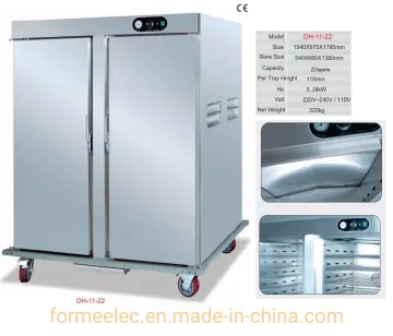 Single Door Electric Steam Cart Banquet Dining Car Double Door Mobile Electric Food Warmer Cabinet