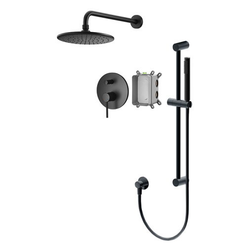 Copper Shower Systems With Rain Shower And Handheld