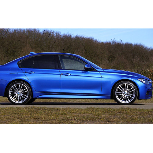 Satin Metallic Blue Car Wrap Vinyl