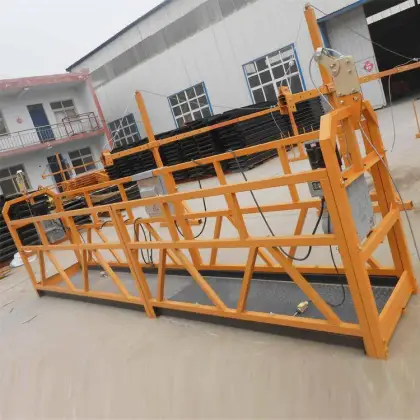 Electric Scaffolding Work Platform Construction Cradle with Steel Cable