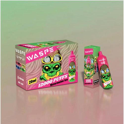 Waspe 12000 bocanadas de vape desechable al por mayor