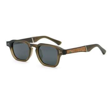 Vintage Geometric Square TAC Polarized Sunglasses Wholesale